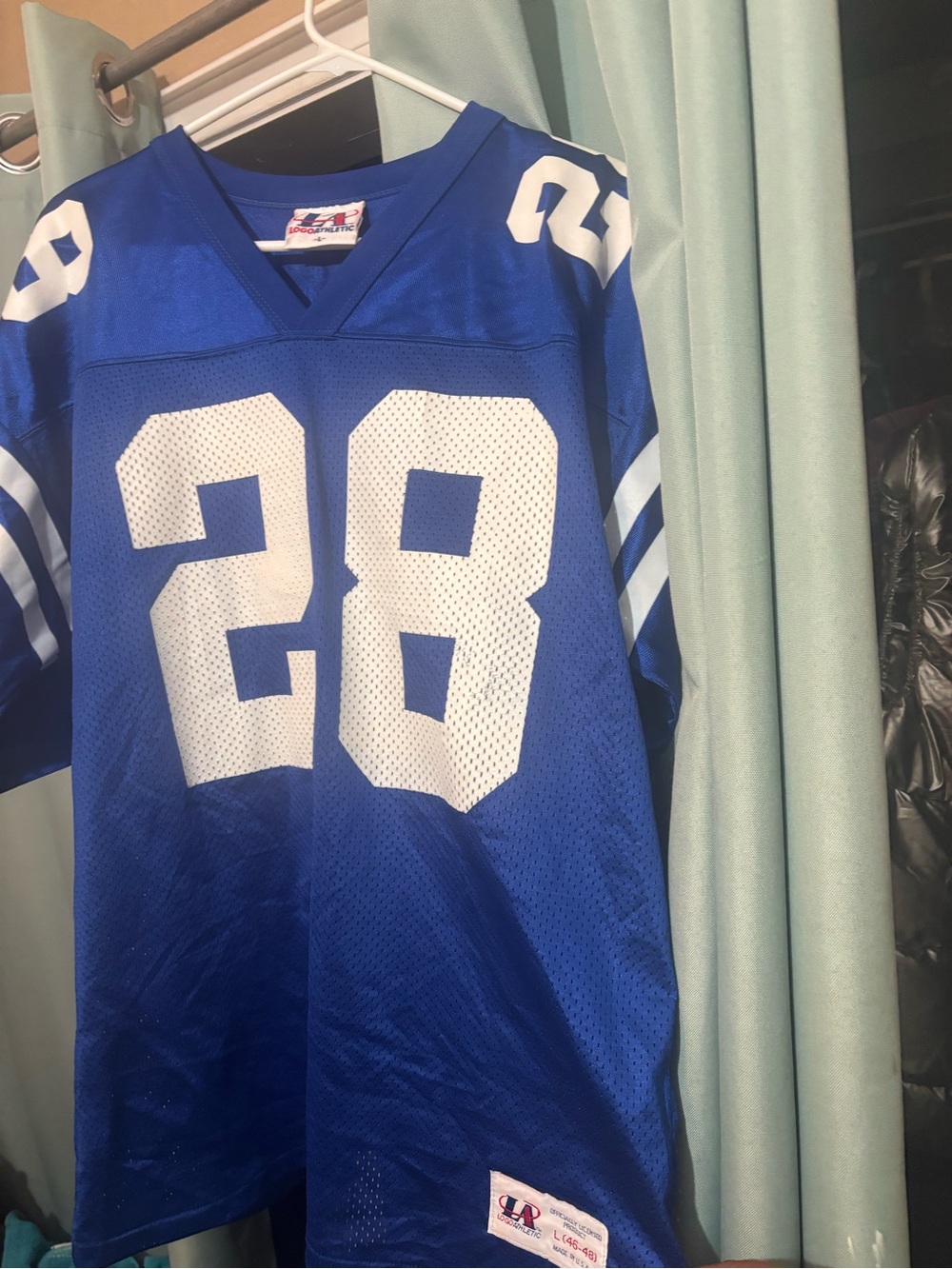 Indianapolis Colts Marshall Faulk Jersey #28 Throwback in great condition
